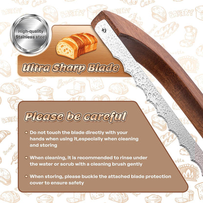 Bread Knife for Homemade Bread 14.5'' Sourdough Bread Knife Bread knives