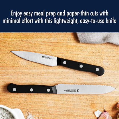 Henckels Solution 4-Inch Paring Knife, Razor-Sharp, German Engineered